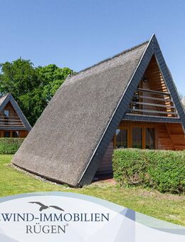 Finnhütte in einmaliger Lage - exklusives Ferienhaus mit Wasserblick auf der Insel Rügen! - Middelhagen