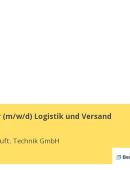 Mitarbeiter (m/w/d) Logistik und Versand - Bexbach