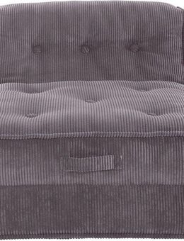 INOSIGN Sessel Pia, Loungesessel aus Cord, in 2 Größen, Pouf-Funktion.