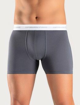 Copenhagen Studios Langer Boxer Boxershorts für Herren (Packung, 3-St., 3er-Pack) mit längerem Bein und Logobund