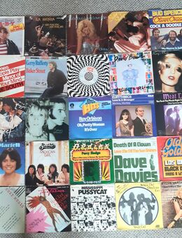 25  Stück Vinyl 7“ Oldie - Singles 60er, 70er & 80er Jahre - Düren