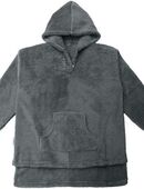 Castell - Markenbettwäsche Badeponcho Polar Bear, Kurzform, Kunstfaser, Kapuze, Knöpfe, Sherpa Teddy Fleece Hoodie, Kuschelhoodie, Kuscheldecke, weich+wärmend in 00000