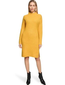 Cartoon Strickkleid Damen Strickkleid mit Stehkragen