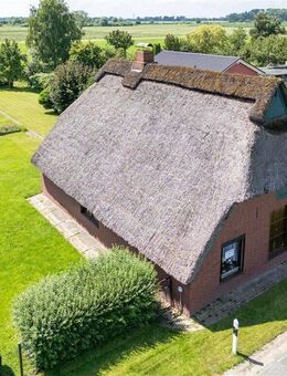 Charmantes Wohnhaus mit Reetdach in idyllischer Lage, direkt am Deich -- auch optimal als Ferien- oder Wochenend-Haus geeignet! - Berne