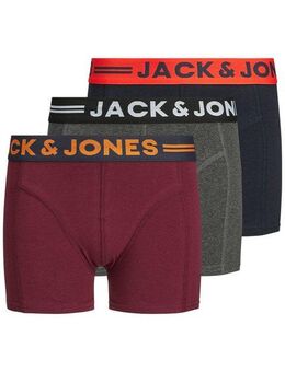 Jack & Jones Junior Trunk JACLICHFIELD eng anliegend, mit Stretchbund (Packung, 3-St) unifarben, casual, eng, Jersey, Rundhals