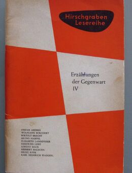 Erzählungen der Gegenwart IV (1960) - Münster
