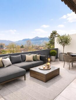 Hochwertig modernisierte Wohnung mit Alpenpanorama - Ainring