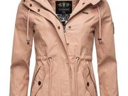 Marikoo Outdoorjacke Nyokoo modische Baumwoll Übergangsjacke mit großer Kapuze