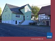 Ehem. Hofreite (Massivhaus) mit Garten, gr. Scheune und Hoffläche. Grüner Blick, schöne Landschaft. - Laubach (Hessen)