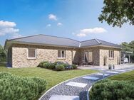 41000 qm für die Pferde ( Pacht ) und 1300 qm für das Haus :-) Winkelbungalow in Massivbauweise ( Putzbau ) in Lüttenmark mit Traumblick inkl. Grundst - Greven (Mecklenburg-Vorpommern)