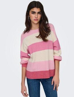 ONLY Strickpullover ONLATIA L/S STRIPE PULLOVER KNT NOOS