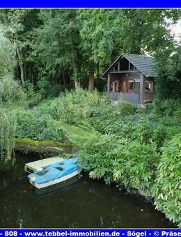 Wochenendhaus direkt an der Ems! Traumhafte Lage - Emsbüren! Immobilien im Emsland - Emsbüren