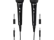 Thomson Mikrofon Dynamisches Mikrofon, Karaoke, 3m Kabellänge, 2er Set (Packung)