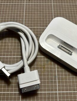 Apple A1256 Ladestation Dock und Belkin Datenkabel F8Z328 Sync Charge Cable iPhone in weiß - Bremen