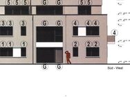 Vorhelm - letzte Wohnung: 1. OG Neubauwohnung (blau dargestellt), ca. 50,47 qm - Ahlen