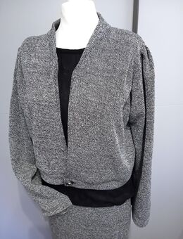 Selfmade Da. Blouson Jacke Langarm - Weste Hüftlänge Schwarz Creme M 38/40 - Viersen Zentrum