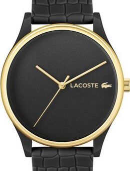 Lacoste Quarzuhr CROCODELLE 2001249, Armbanduhr, Damenuhr, Mineralglas, analog, Silikonarmband