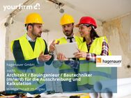 Architekt / Bauingenieur / Bautechniker (m/w/d) für die Ausschreibung und Kalkulation - Immenstadt (Allgäu)