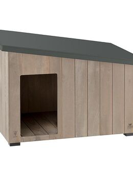 Ferplast Hundehütte Argo - Größe 100: B 114,5 x T 73 x H 81 cm