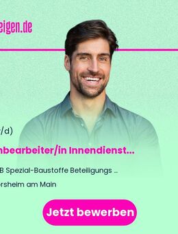 Sachbearbeiter/in (m/w/d) Innendienst - Flörsheim (Main)