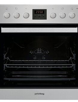 Privileg Elektro-Herd-Set SET PV920 IN, mit 2-fach-Teleskopauszug, Hydrolyse, Bräterzone für mehr Platz, Hydrolyse für einfache Reinigung