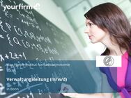 Verwaltungsleitung (m/w/d) - Bonn