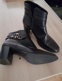 Schwarze Lederstiefelette - Leverkusen