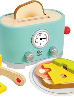 Hape Kinder-Toaster Kling, Pop-Up-Toaster-Set, (12-tlg), aus Holz
