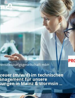 Objektbetreuer (m/w/d) im technischen Facility Management für unsere Niederlassungen in Mainz & Wormsin Vollzeit (40 Wochenstunden) - Worms