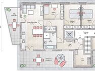 Penthouse-Wohnung mit gr. Dachterrasse und Balkon! - Ascheberg