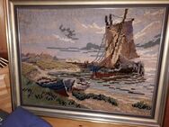 Gobelin-Bild (Seemotiv) , mit Rahmen, ca. 79H x 96B cm - Lippstadt