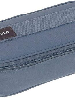 LÄSSIG Schreibgeräteetui Spacy Bold, blue, aus recyceltem Material