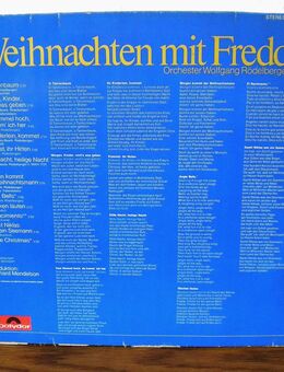 Freddy-Weihnachten mit Freddy-Vinyl-LP,1972 - Linnich