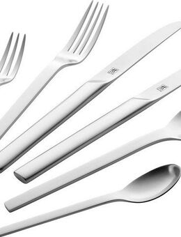 Zwilling Besteck-Set Minimale (72-tlg), 12 Personen, Edelstahl 18/10, rostfreier Edelstahl 18/10, mattiert, spülmaschinengeeignet