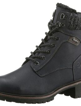 Tamaris Winterboots, Blockabsatz, Schnürboots, Winterstiefelette mit Duo Tex-Ausstattung
