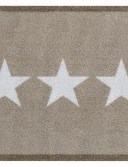 HANSE Home Fußmatte Sterne, Türmatte, rechteckig, Höhe: 7 mm, Schmutzfangmatte, Innen und Außen, Rutschfest, Wetterfest, Waschbar