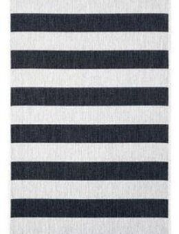 my home Läufer Alan Wendeteppich, rechteckig, Höhe: 5 mm, Beidseitig nutzbar, Streifen, Scandi, wetterfest, für In- und Outdoor