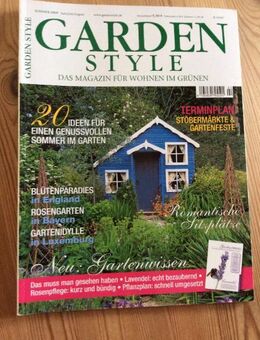 GARDEN  STYLE   Das Magazin für Wohnen im Grünen    Sommer 2009 - Gladbeck