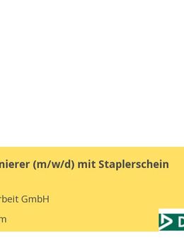 Kommissionierer (m/w/d) mit Staplerschein - Monsheim