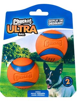 Chuckit! Ultra Ball S - Größe S: 2 Stück, Ø 5,1 cm