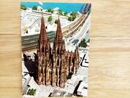 Ansichtskarte-Ak-237 -Köln am Rhein. -Luftbild-Dom mit Blick zum Rheinufer. - Nörvenich
