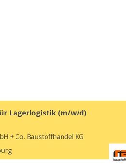 Fachkraft für Lagerlogistik (m/w/d) - Oranienburg