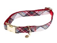 Nomad Tales Tartan: Halsband, Leine, Kotbeutelspender, Scrunchie - Halsband Größe S: 24-36 cm Halsumfang