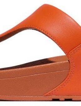 Fitflop LULU LEATHER TOEPOST Dianette, Pool Slides, Pantolette, Badeschuh mit Keilabsatz