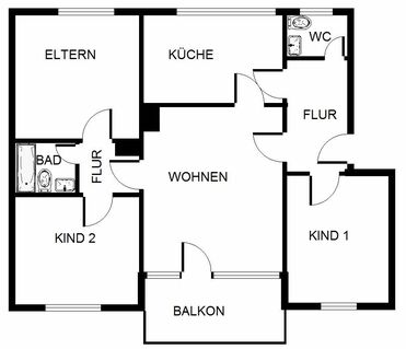 3-Zimmer-Wohnung in Gelsenkirchen Hassel