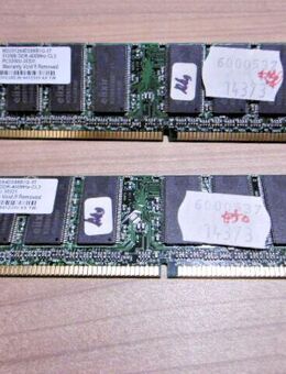 elixir 2x 256MB DDR 400MHz CL3 PC3200U Arbeitsspeicher RAM #50 - Singen (Hohentwiel) Zentrum