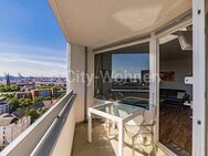 Komplett ausgestattetes Apartment mit Blick auf Elbe und Hamburger Hafen, in Hamburg-St.Pauli - Hamburg