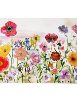 Reinders! Poster Blumenfeld, Hobbyraum - Beige - 150 gr. Papier - Blumen und Pflanzen - 91,5x61 cm