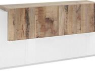 INOSIGN Sideboard Coro, Kommode, Schrank, Kredenz, grifflos mit Einlegeböden, 1 Klappe, 6 Türen, Doppeltiefe, B/T/H 200x86x45cm