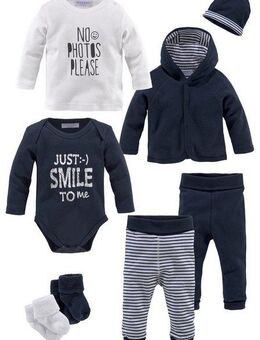 Klitzeklein Starterpaket 8tlg. Baby-Set (Set, 8-tlg., 8) aus Bio-Baumwolle